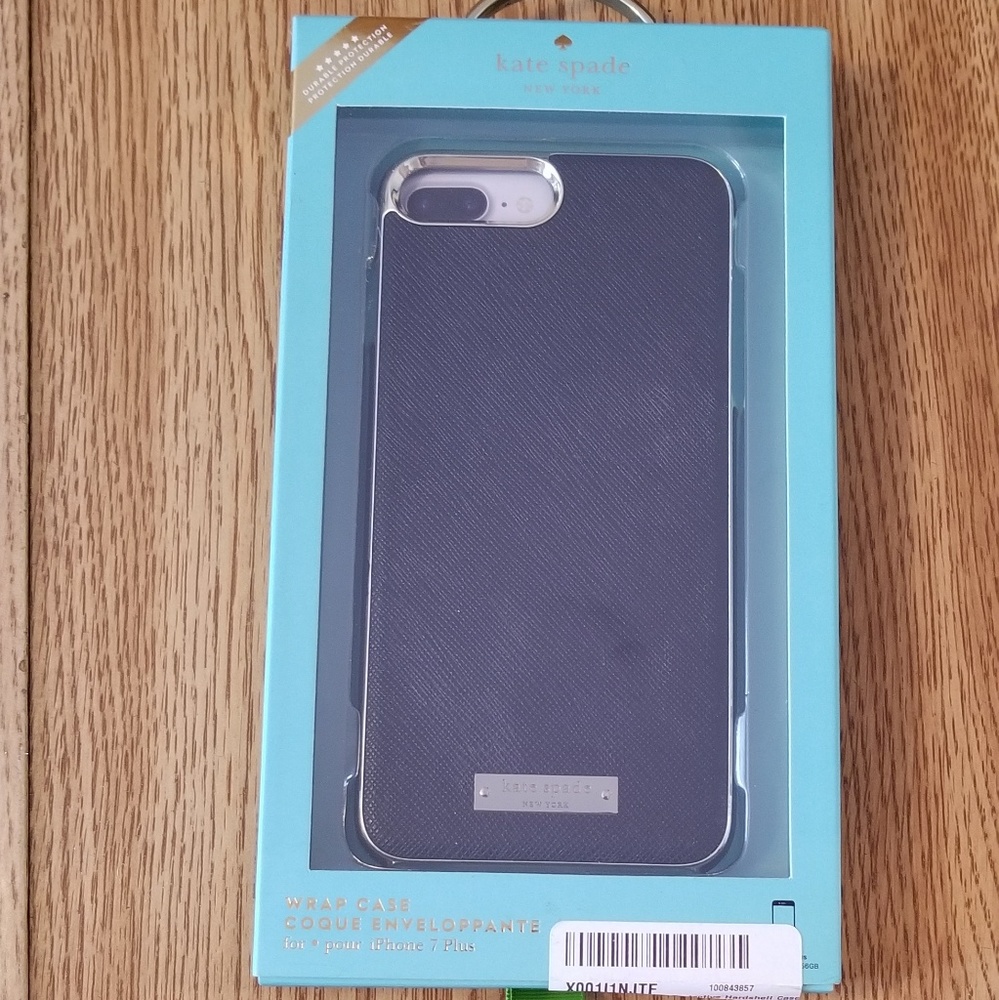 Kate Spade iPhone 7 plus black case